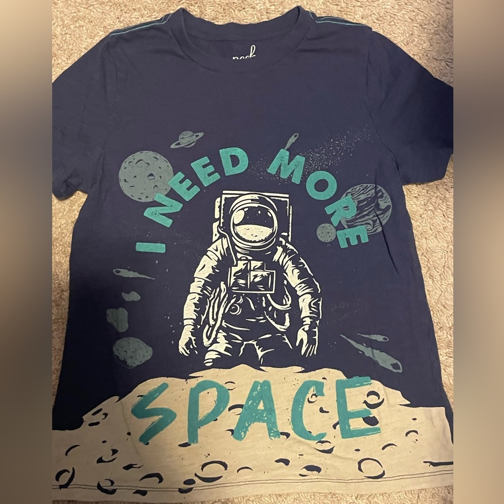 Boys Peek Need More Space Graphic Tee